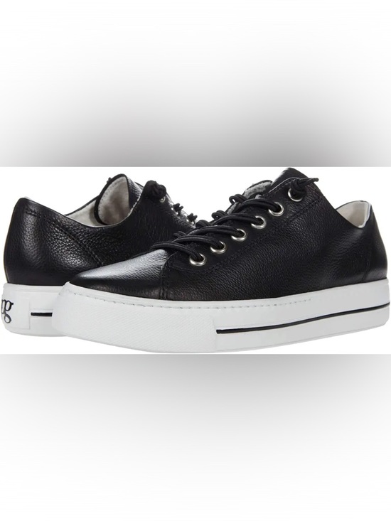Paul Green Shoes - Paul green Hadley Platform Black Leather Sneaker size 6US / 3.5UK $378